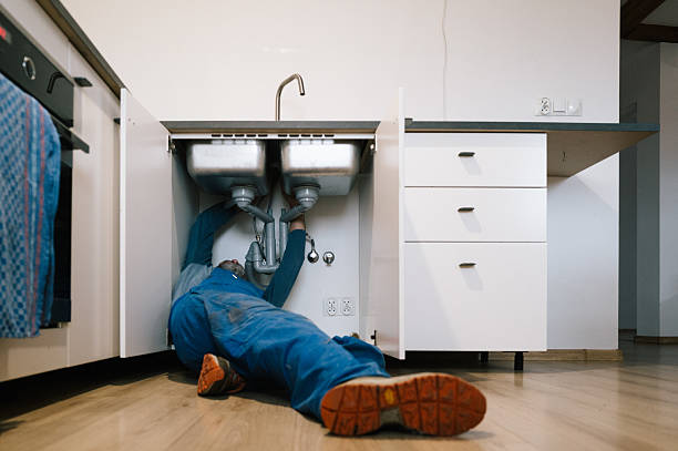 Professional Drain Cleaning technician working in Bay Shore, NY